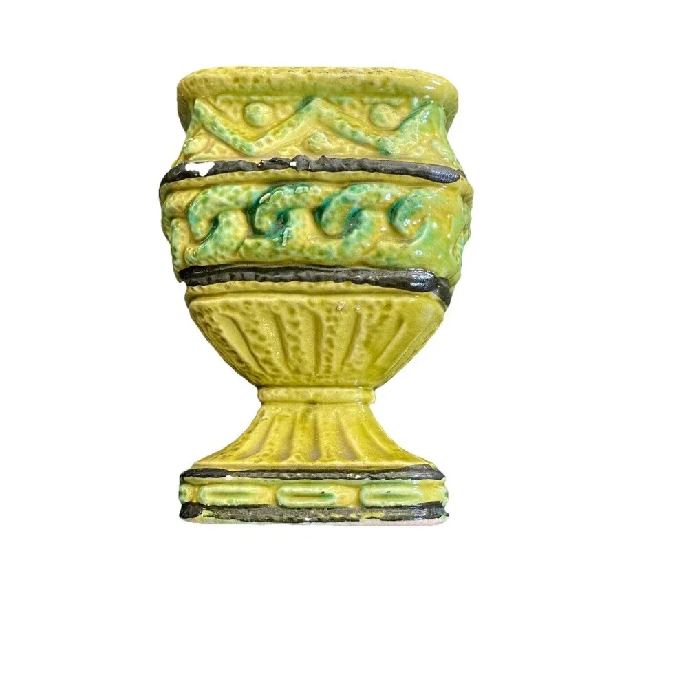 VINTAGE‎ ARDCO JAPAN POTTERY HAND PAINTED VASE/PLANTER